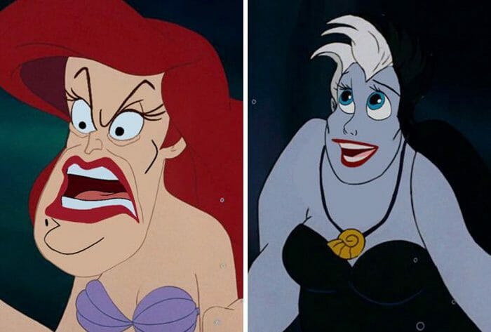 8 Troca de Faces entre Personagens e Vilões da Disney Que Ficaram Ridiculamente Hilárias