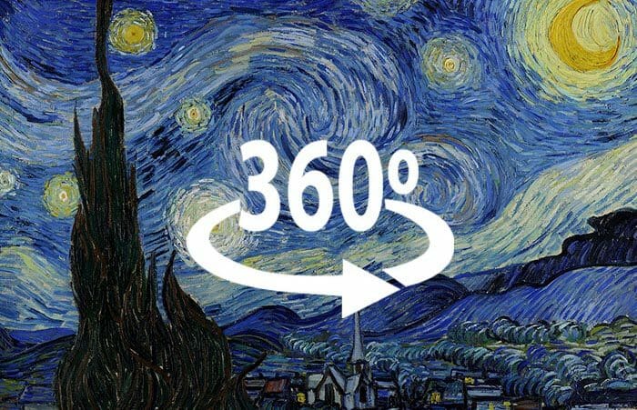 Artista Recria de forma Incrível Uma Pintura Clássica de Van Gogh em 360°!