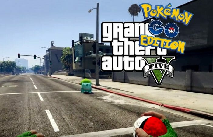 Pokémon GO Invade o Jogo GTA V! Assista Ao Vídeo
