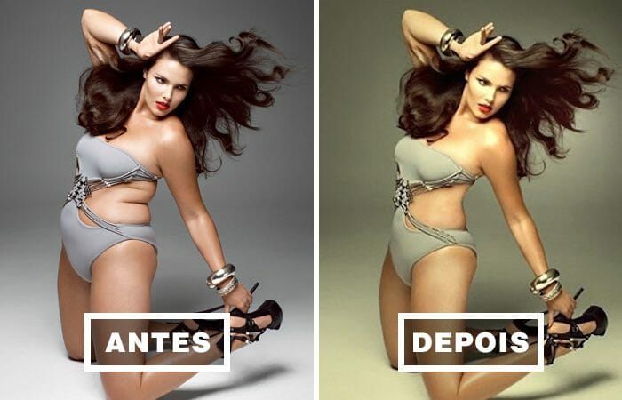 Beleza Artificial: 31 Imagens Comparam Celebridades Antes e Depois do Photoshop
