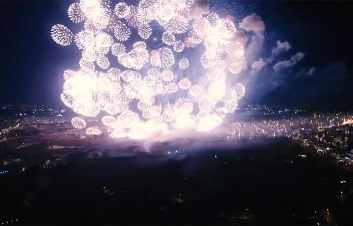 Vídeo: Um Espetacular Novo Recorde Mundial Em Queimas De Fogos De Artifício