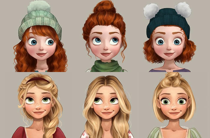 Como Seriam As Princesas Da Disney Se Tivessem Penteados e Cortes De Cabelo Diferentes? Descubra