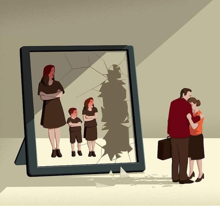19 Ilustrações Poderosas Oferecem Um Espelho Penetrante Do Mundo Onde Vivemos