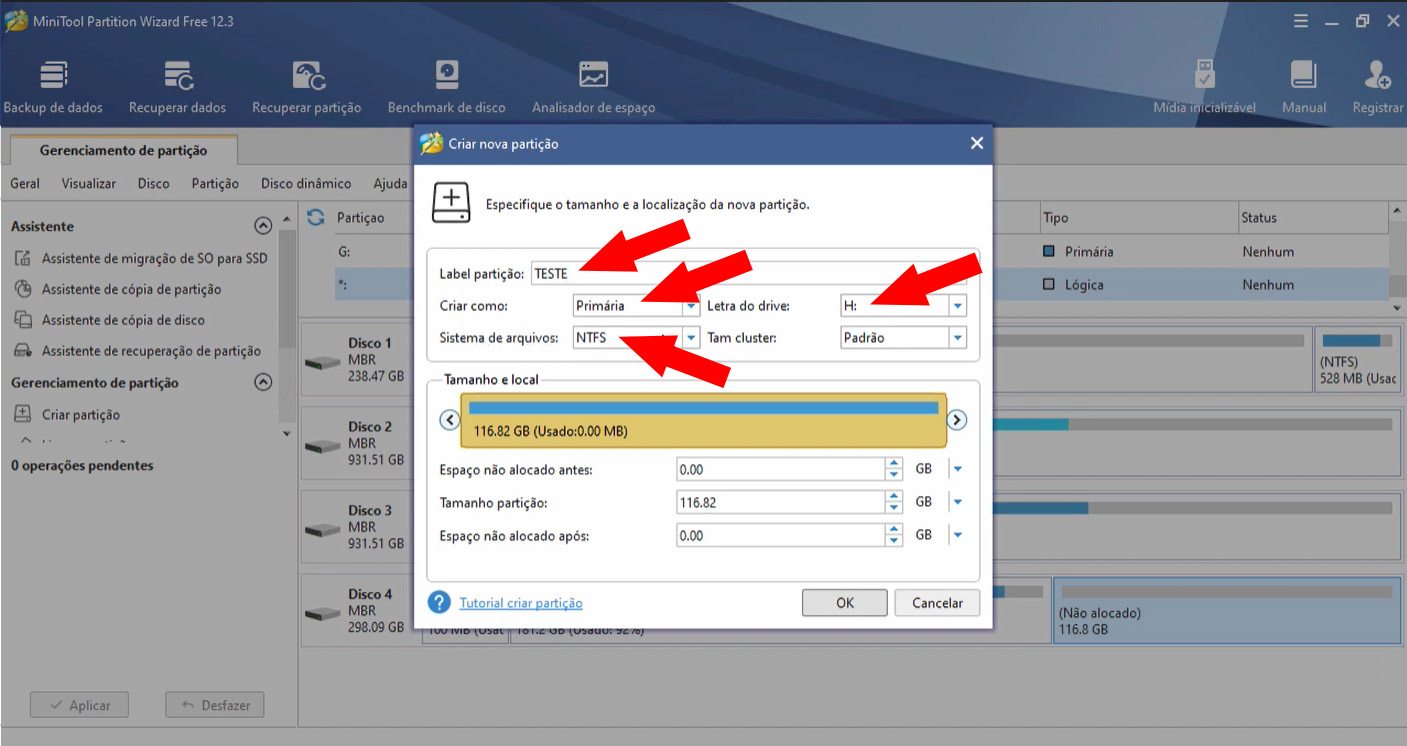 Como Usar o Diskpart do Windows Para Criar, Excluir, Limpar ou Estender Partições de Disco