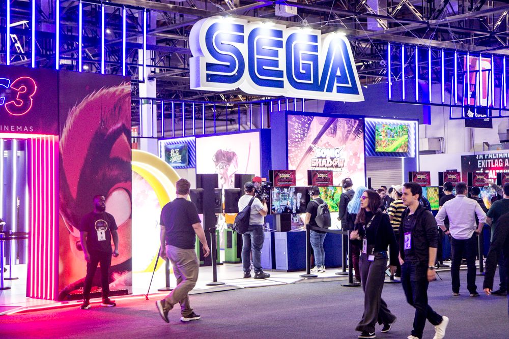 estande da SEGA na BGS 2024