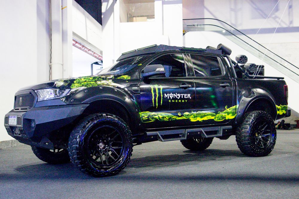 Veículo Monster Energy na BGS 2024