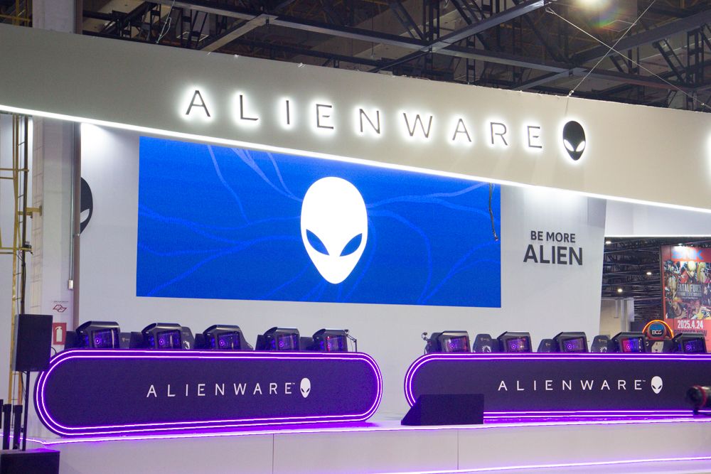 Estande Alienware na BGS 2024